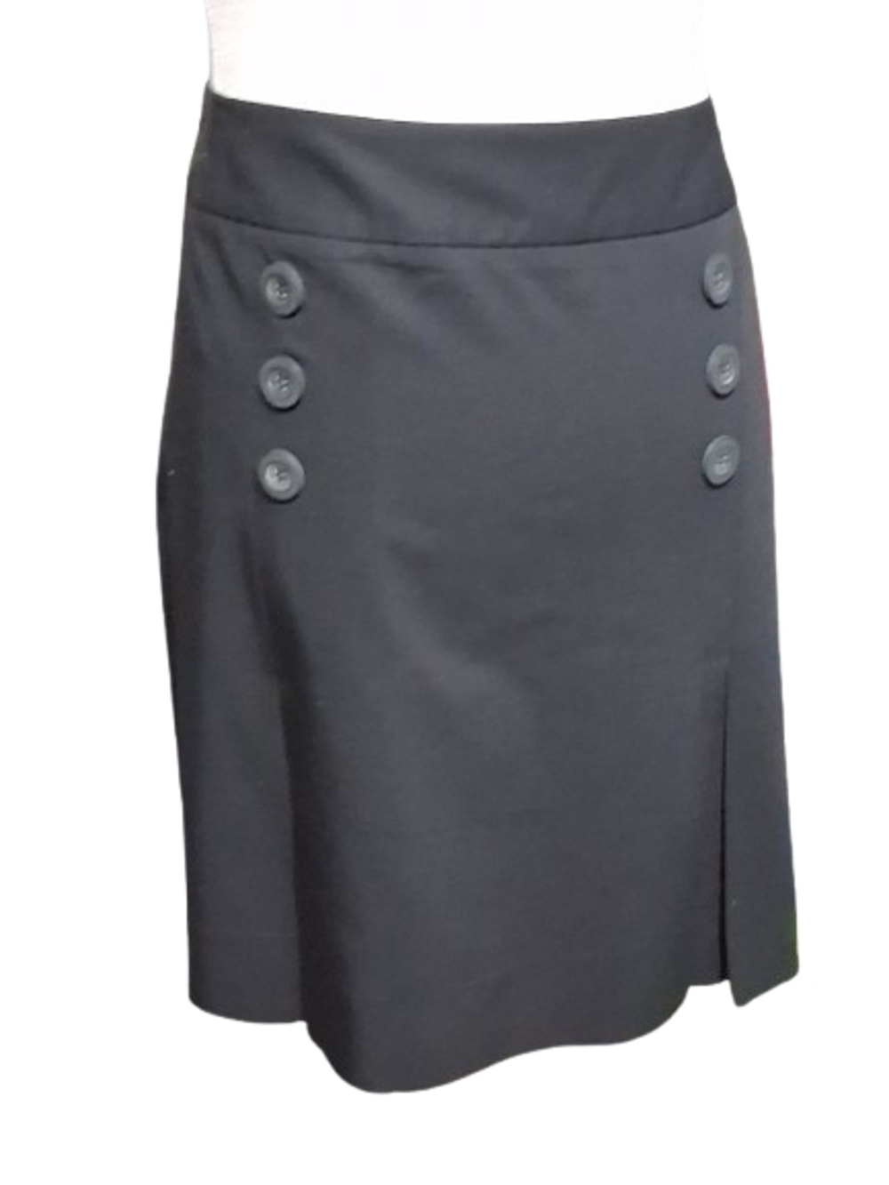 NWOT INC International Concepts black sailor-style skirt, Size 10, Mini